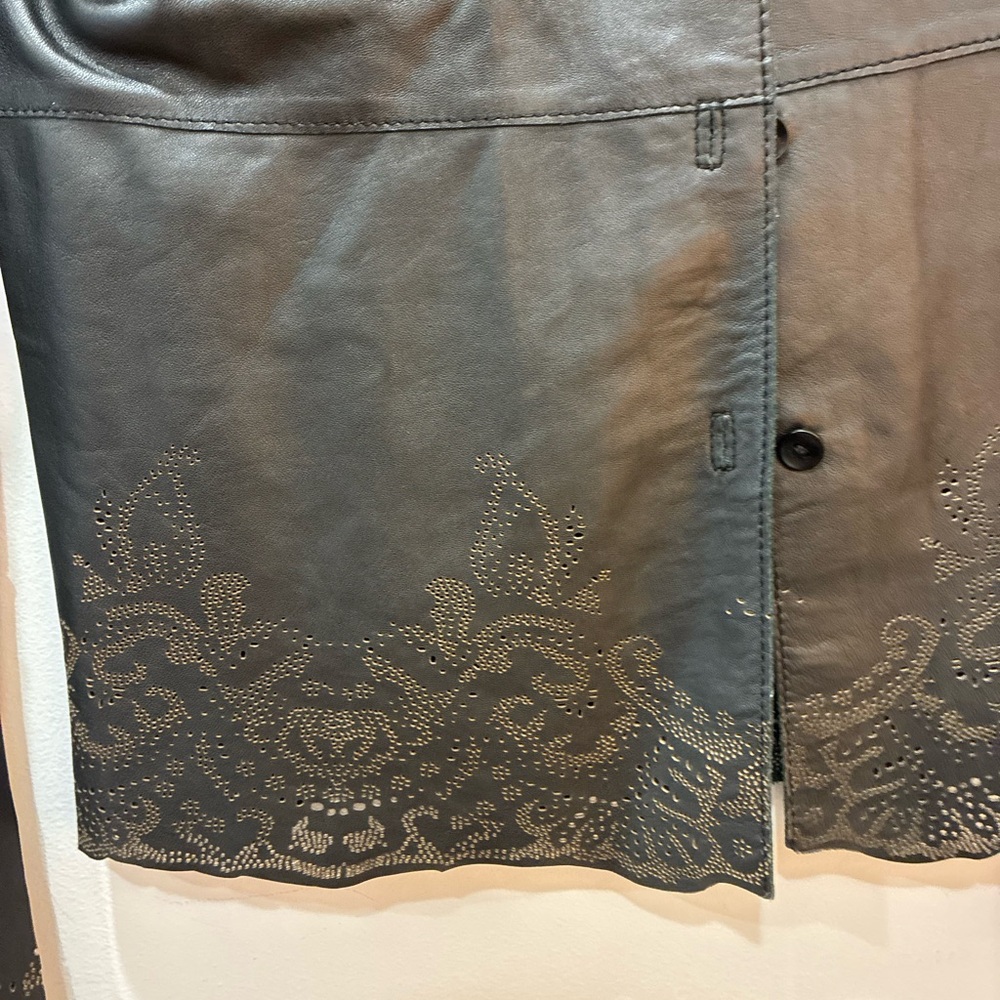 John Carlisle Black Leather Jacket